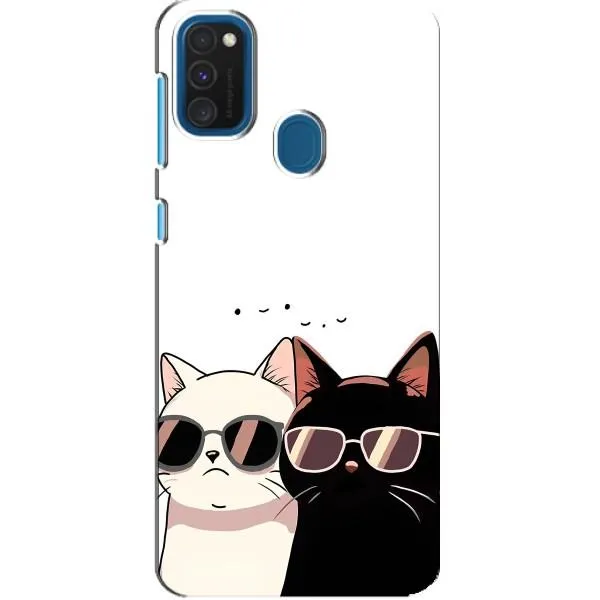 Чехол с принтом «Коты в очках» для Samsung Galaxy A21s