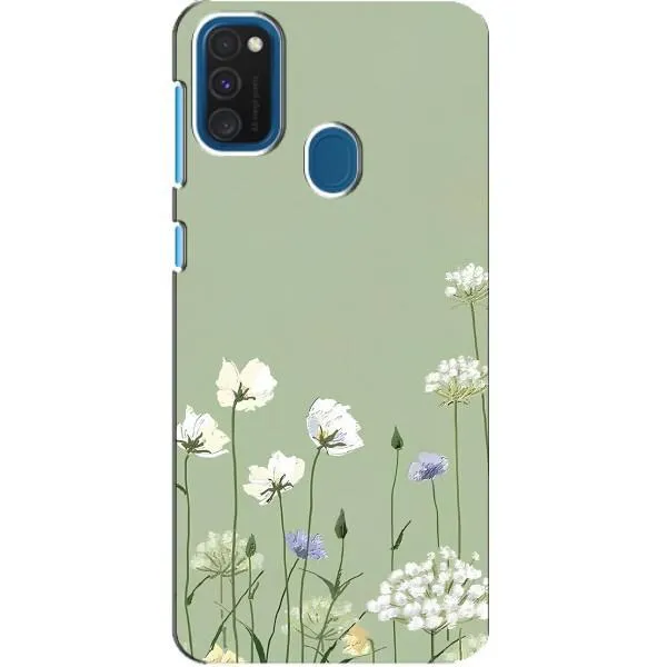 Чохол з принтом «Квіти на зеленому» для Samsung Galaxy A21s