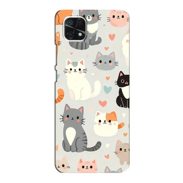 Чехол с принтом «Коллаж котов» для Samsung Galaxy A22 5G Чехол с принтом «Коллаж котов» для Samsung Galaxy A22 5G
