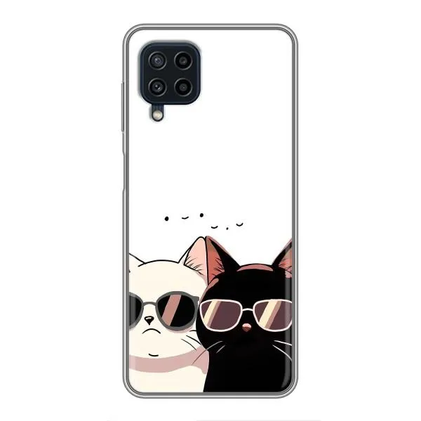 Чехол с принтом «Коты в очках» для Samsung Galaxy A22 Чехол с принтом «Коты в очках» для Samsung Galaxy A22