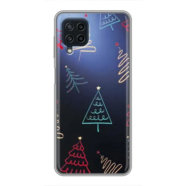 Чехол с принтом «Рождественские елки» для Samsung Galaxy A22