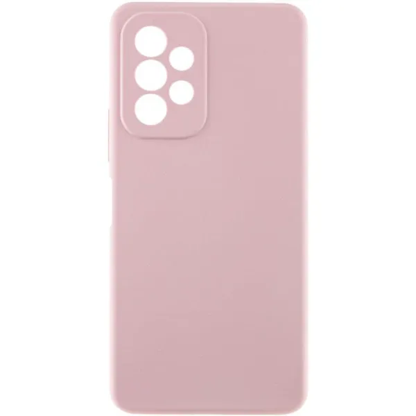 Чохол Silicone Cover Lakshmi Full Camera (AAA) для Samsung Galaxy A23 4G — Рожевий — фото 1
