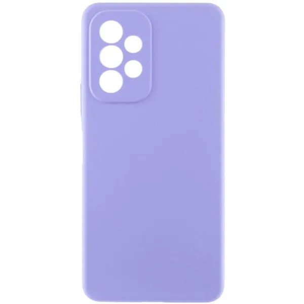Чохол Silicone Cover Lakshmi Full Camera (AAA) для Samsung Galaxy A23 4G — Бузковий — фото 1
