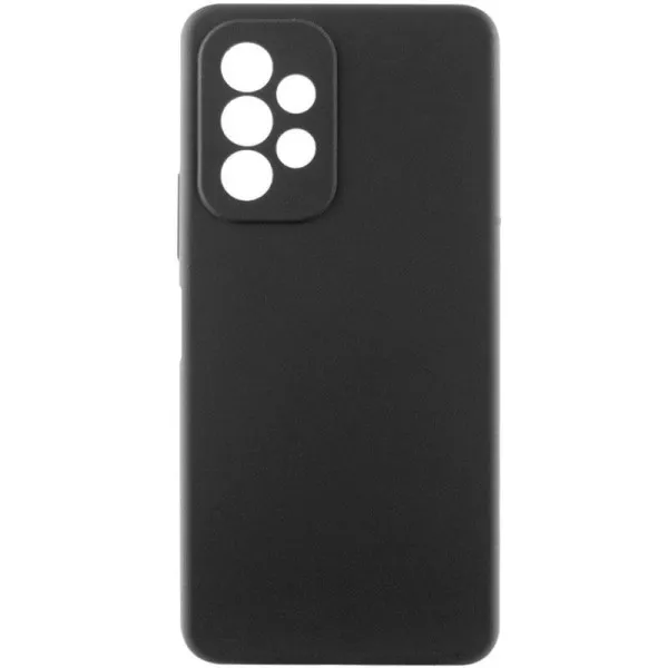 Чехол Silicone Cover Lakshmi Full Camera (AAA) для Samsung Galaxy A23 4G — Черный — фото 1