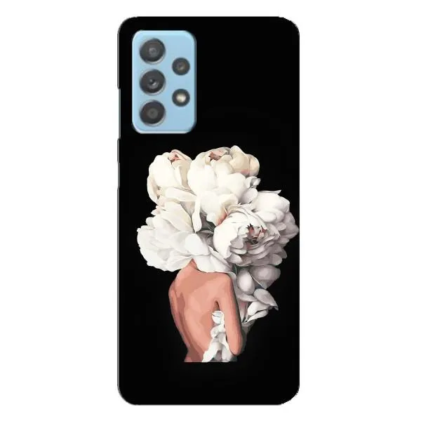 Чехол с принтом «Белые цветы» для Samsung Galaxy A23
