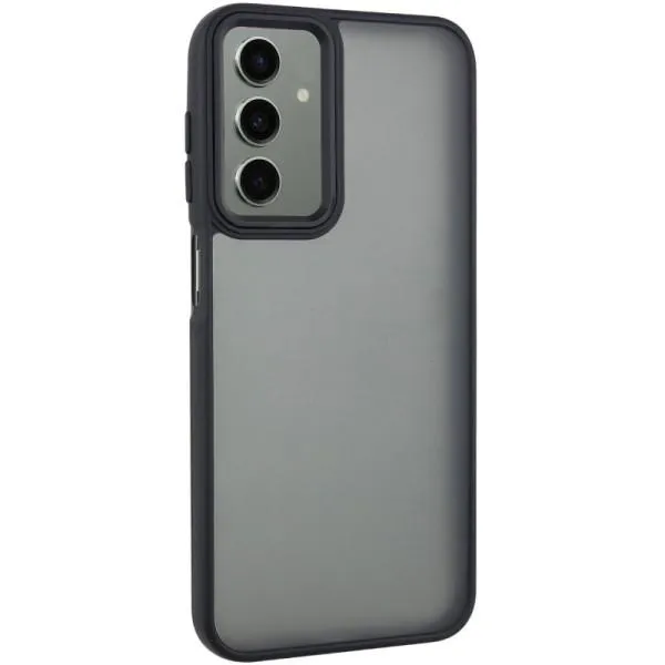 Чохол TPU+PC Lyon Frosted для Samsung Galaxy A24 4G — Чорний — фото 1