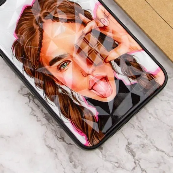 TPU+PC чохол Prisma Ladies для Samsung Galaxy A24 4G — Коричневий — фото 3