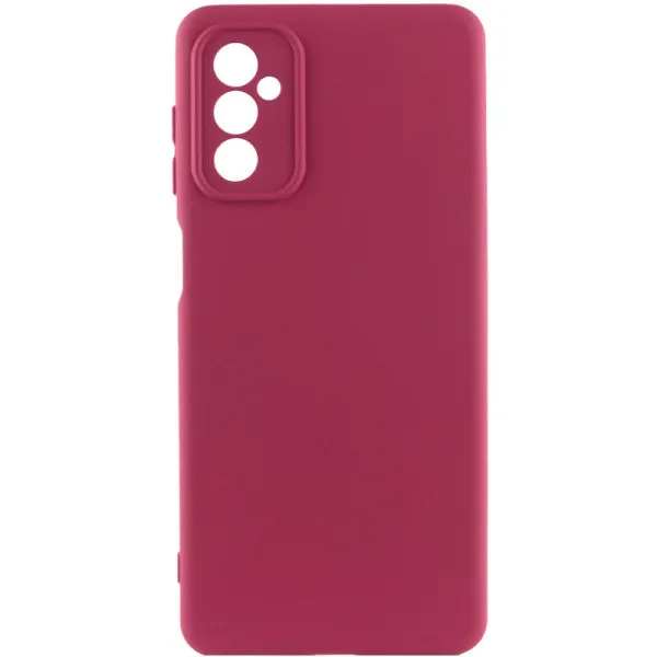 Чехол Silicone Cover Lakshmi Full Camera (AAA) для Samsung Galaxy A24 4G — Бордовый — фото 1