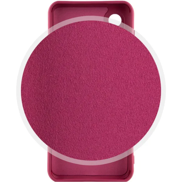 Чехол Silicone Cover Lakshmi Full Camera (AAA) для Samsung Galaxy A24 4G — Бордовый — фото 2