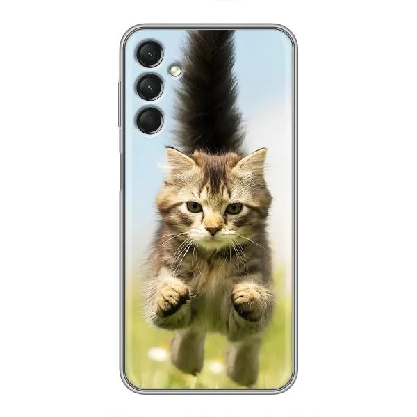 Чехол с принтом «Прыжок кота» для Samsung Galaxy A24