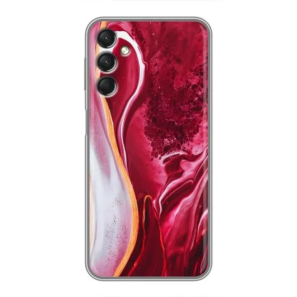 Чехол с принтом «Мрамор красный» для Samsung Galaxy A24