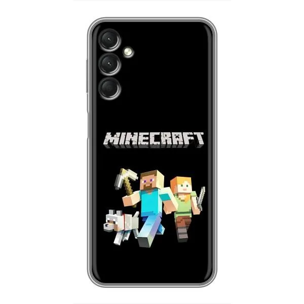 Чехол с принтом «герои Minecraft» для Samsung Galaxy A24 Чехол с принтом «герои Minecraft» для Samsung Galaxy A24