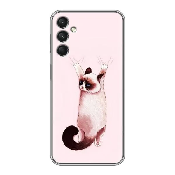 Чехол с принтом «Котик падает» для Samsung Galaxy A24