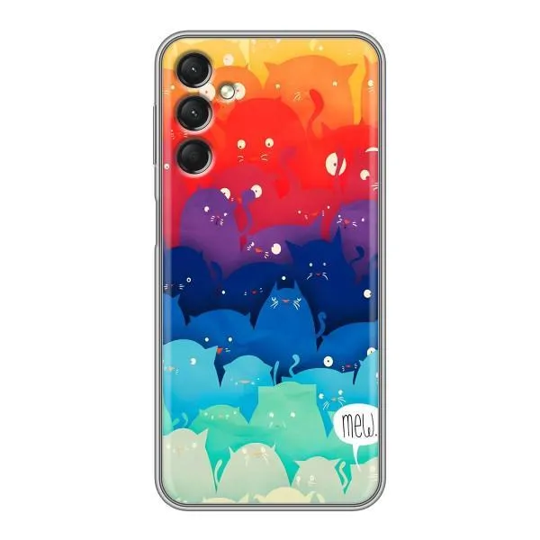 Чехол с принтом «Mew» для Samsung Galaxy A24