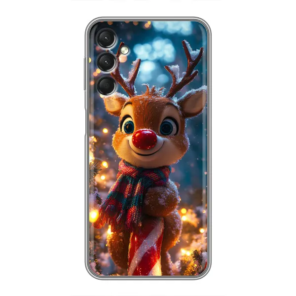 Чехол с принтом «Олень с шарфом» для Samsung Galaxy A24