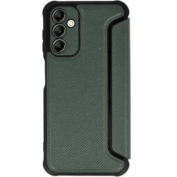 Шкіряний чохол-книжка GETMAN Razor (PU) для Samsung Galaxy A25 5G — Зелений — фото 2 Шкіряний чохол-книжка GETMAN Razor (PU) для Samsung Galaxy A25 5G — Зелений — фото 2