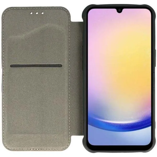 Шкіряний чохол-книжка GETMAN Razor (PU) для Samsung Galaxy A25 5G — Зелений — фото 3 Шкіряний чохол-книжка GETMAN Razor (PU) для Samsung Galaxy A25 5G — Зелений — фото 3