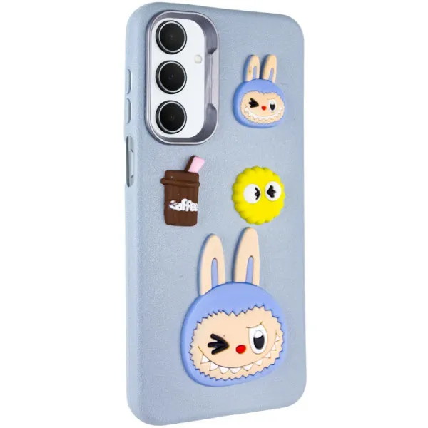 Чехол с принтом «Фигурки Labubu» для Samsung Galaxy A25 (A256) — фото 1