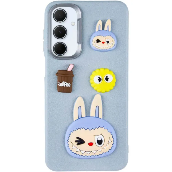 Чехол с принтом «Фигурки Labubu» для Samsung Galaxy A25 (A256) — фото 2
