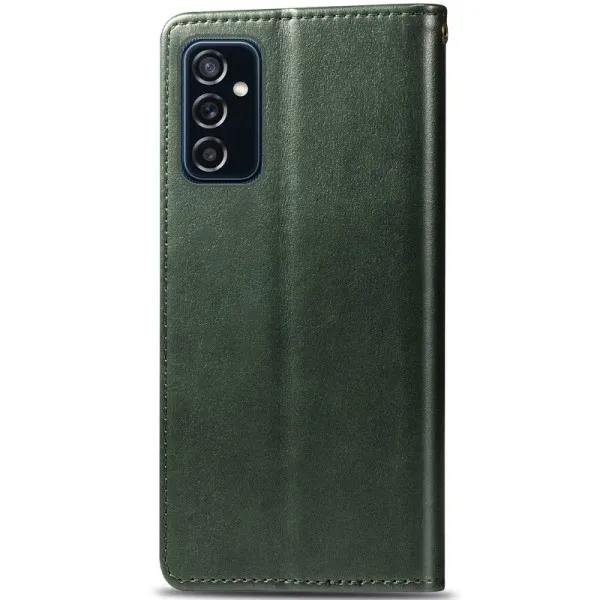 Шкіряний чохол-книжка GETMAN Gallant (PU) для Samsung Galaxy A25 5G — Зелений — фото 4