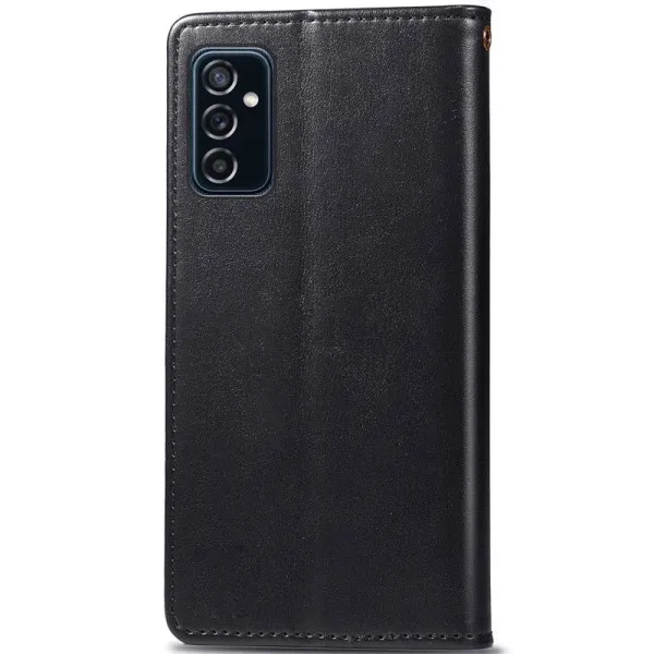 Шкіряний чохол-книжка GETMAN Gallant (PU) для Samsung Galaxy A25 5G — Чорний — фото 2