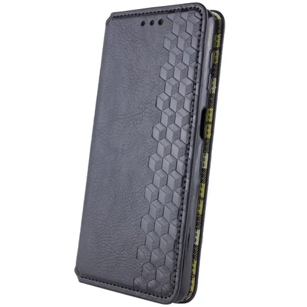 Кожаный чехол-книжка GETMAN Cubic (PU) для Samsung Galaxy A25 5G — Черный — фото 3 Кожаный чехол-книжка GETMAN Cubic (PU) для Samsung Galaxy A25 5G — Черный — фото 3