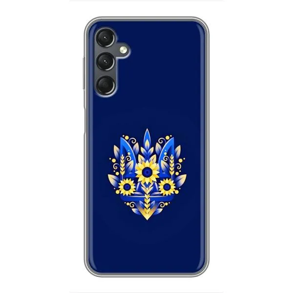 Чехол с принтом «Цветочный Герб» для Samsung Galaxy A25 (A256)