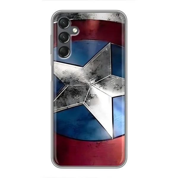 Чехол с принтом «Щит Капитана Америки» для Samsung Galaxy A25 (A256)