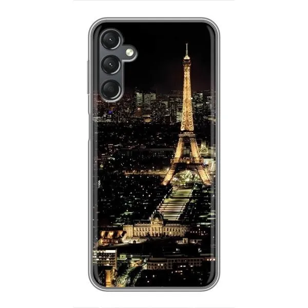 Чехол с принтом «Ночной Париж» для Samsung Galaxy A25 (A256)