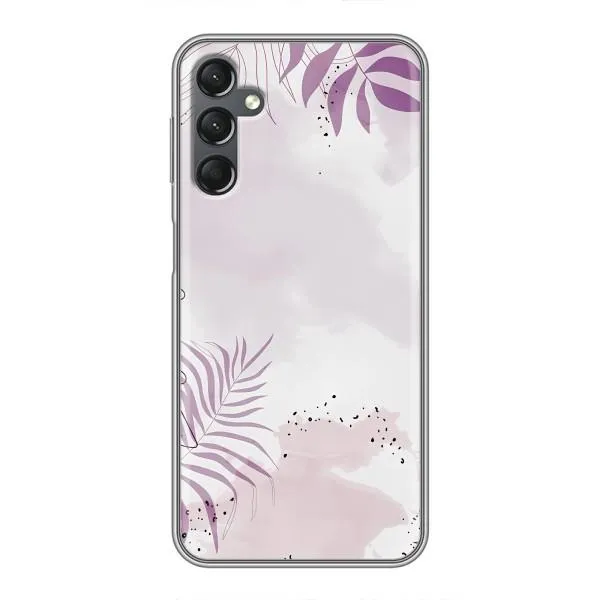 Чехол с принтом «Фиолетовые листья» для Samsung Galaxy A25 (A256)