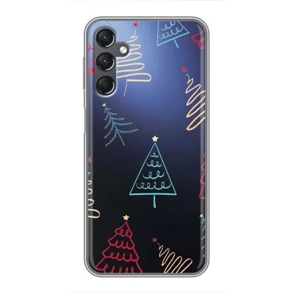Чехол с принтом «Рождественские елки» для Samsung Galaxy A25 (A256)