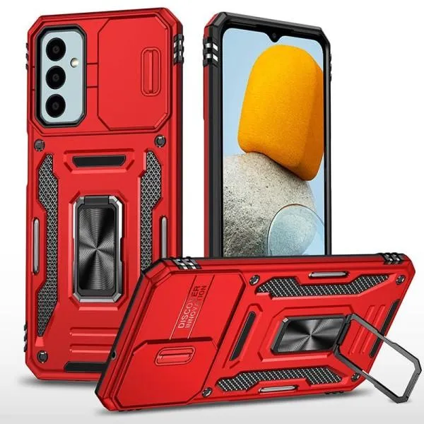 Ударостійкий чохол Camshield Army Ring для Samsung Galaxy A26 5G — Червоний — фото 1
