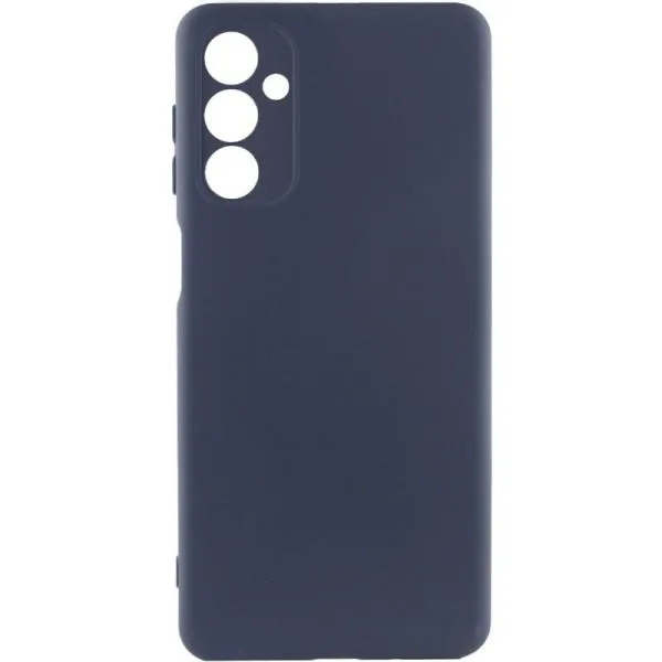 Чехол TPU GETMAN Liquid Silk Full Camera для Samsung Galaxy A26 5G — Синий — фото 2