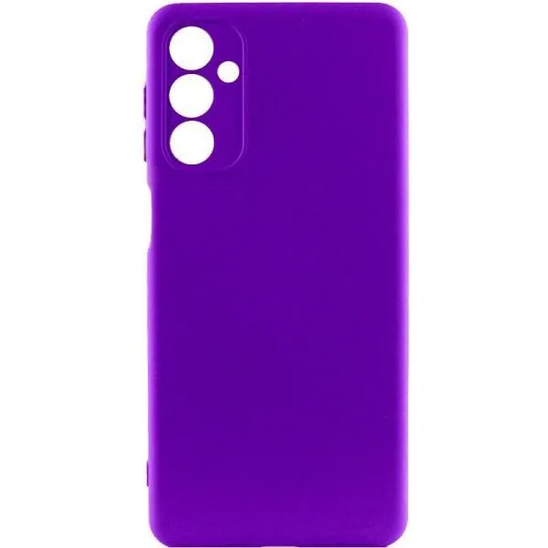 Чехол TPU GETMAN Liquid Silk Full Camera для Samsung Galaxy A26 5G — Фиолетовый — фото 2