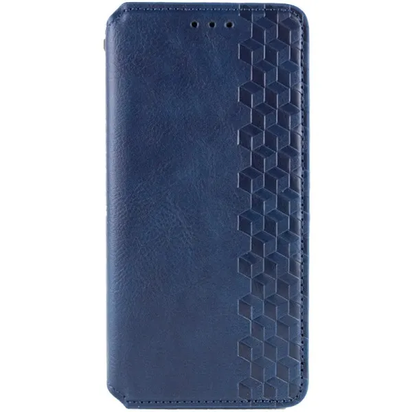 Кожаный чехол-книжка GETMAN Cubic (PU) для Samsung Galaxy A26 5G — Синий — фото 1 Кожаный чехол-книжка GETMAN Cubic (PU) для Samsung Galaxy A26 5G — Синий — фото 1