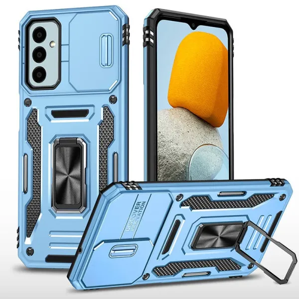 Ударостійкий чохол Camshield Army Ring для Samsung Galaxy A26 5G — Блакитний — фото 1