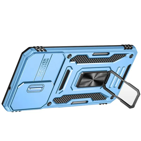 Ударостійкий чохол Camshield Army Ring для Samsung Galaxy A26 5G — Блакитний — фото 4