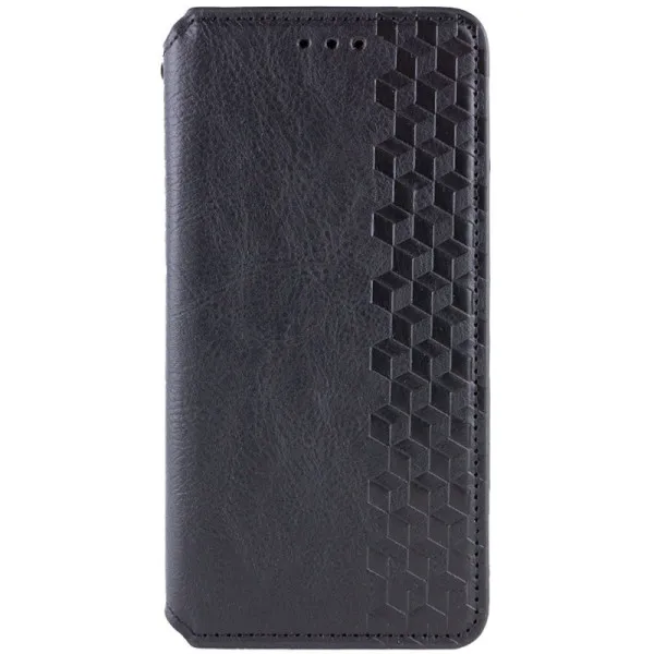 Кожаный чехол-книжка GETMAN Cubic (PU) для Samsung Galaxy A26 5G — Черный — фото 1