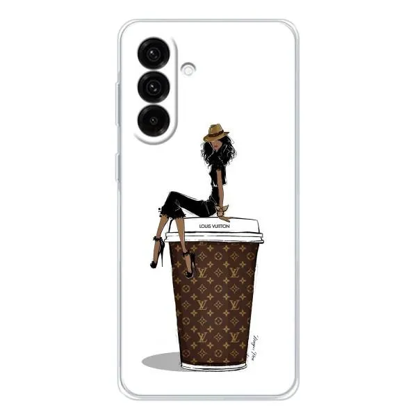 Чехол с принтом «кофе LOUIS VUITTON» для Samsung Galaxy A26 5G