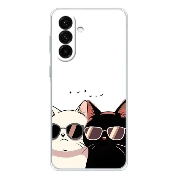 Чехол с принтом «Коты в очках» для Samsung Galaxy A26 5G