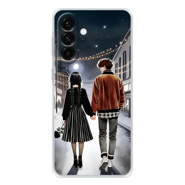 Чехол с принтом «Уэнздей и Тайлер» для Samsung Galaxy A26 5G