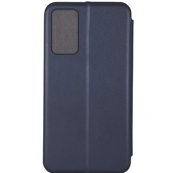 Кожаный чехол-книжка Classy для Samsung Galaxy A27 — Темно-синий — фото 2