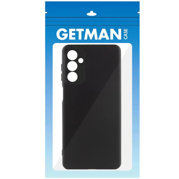 Чехол TPU GETMAN Liquid Silk Full Camera для Samsung Galaxy A27 — Черный — фото 3