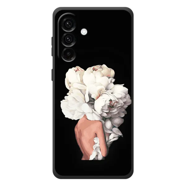 Чехол с принтом «Белые цветы» для Samsung Galaxy A27