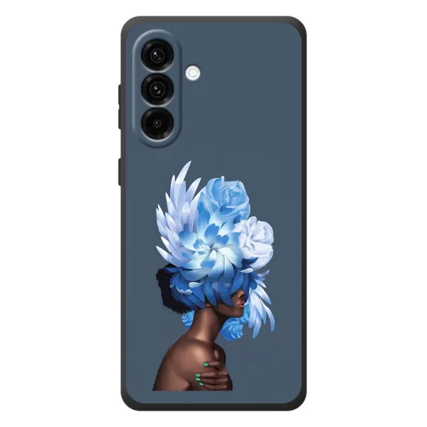 Чехол с принтом «Цветы на голове» для Samsung Galaxy A27