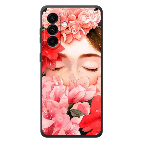 Чехол с принтом «Глаза в цветах» для Samsung Galaxy A27