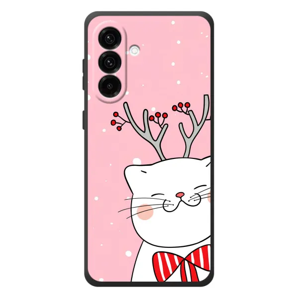 Чехол с принтом «Зимний кот» для Samsung Galaxy A27