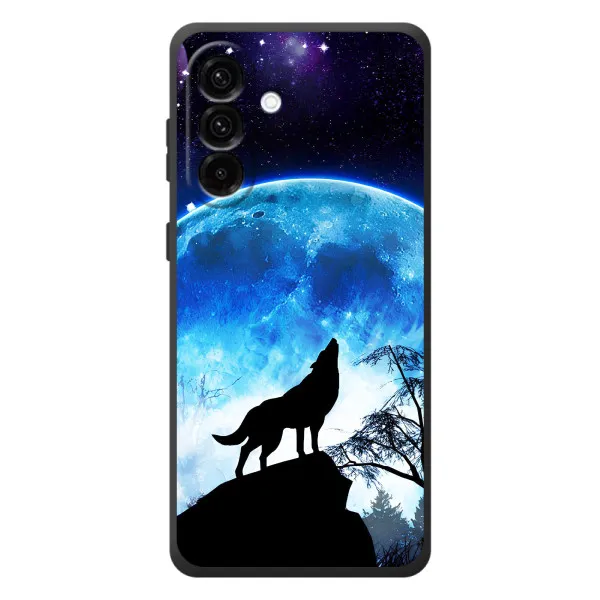 Чехол с принтом «Волк на луну» для Samsung Galaxy A27