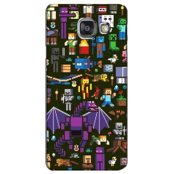 Чохол з принтом «Колаж Майнкрафт» для Samsung Galaxy A3 2016 (A3100, A310F) Чохол з принтом «Колаж Майнкрафт» для Samsung Galaxy A3 2016 (A3100, A310F)