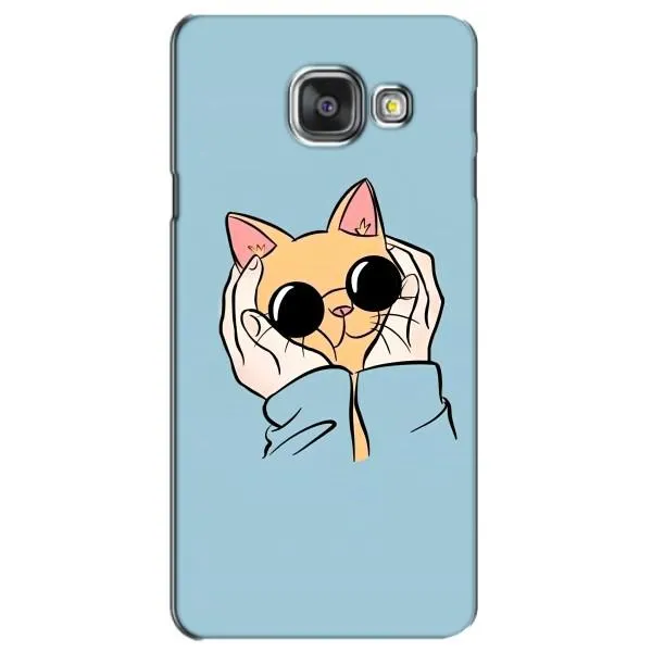 Чехол с принтом «Котик в очках» для Samsung Galaxy A3 2016 (A3100, A310F)